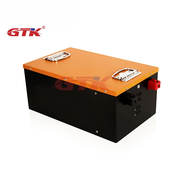 GTK 12V 24V 48V 100Ah 200Ah Lithium Iron Phosphate Battery for Energy Storage Home Appliances Camping RV Inverter +10-20A Charge