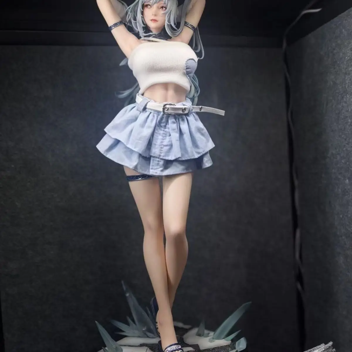45 cm Honkai Star Rail Jingliu maillot de bain Ver figurine d'anime Statue avec tenues interchangeables Pvc modèle à collectionner jouets de bureau