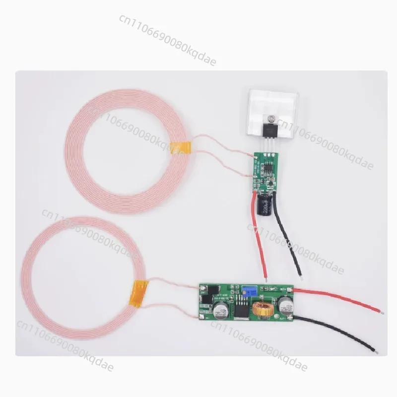 12V 2A Contactless Power Supply Board XKT801-11 Wireless Energy Transfer Component 8-18mm Working Distance
