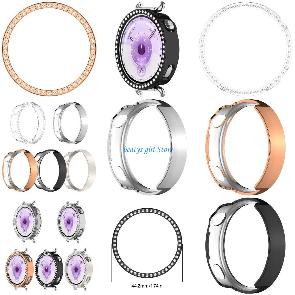 

C7AB Smartwatch PC Case for Watch GT6 41mm Dustproof Easy Installation