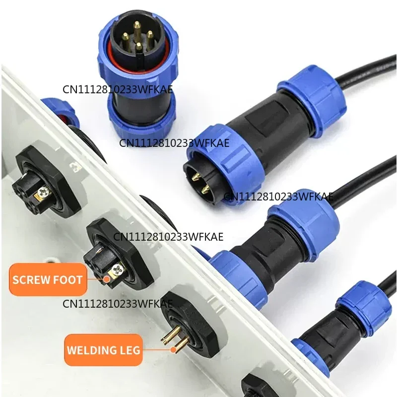 5/10/100Pcs SP16/17/20/21 Screw Wiring Connector Solderless Industrial Plug Aviation Plug Male And Female Docking Quick Wiring