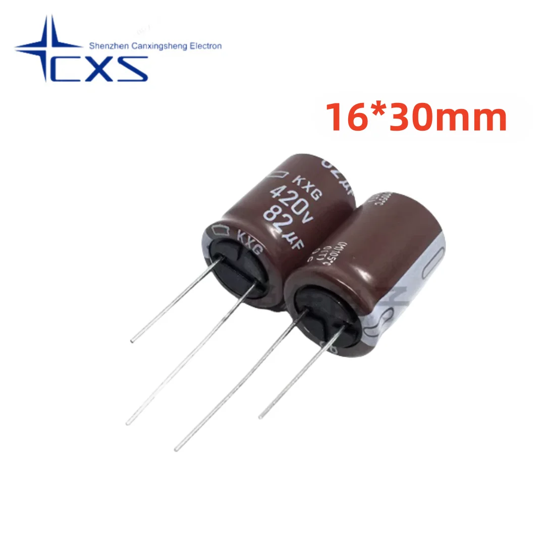 

10 шт. 420V82UF 18*25 мм NCC черный King Kong 82UF420V 16*30 мм серия в комплекте 105 градусов электролитические конденсаторы