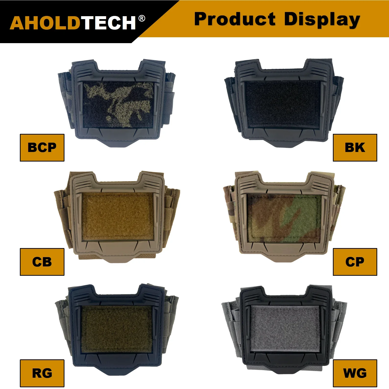 Aholdtech Tactical Helmet Battery Bag Box Storage Counterweight Pouch for Airsoft Helmets Accessories