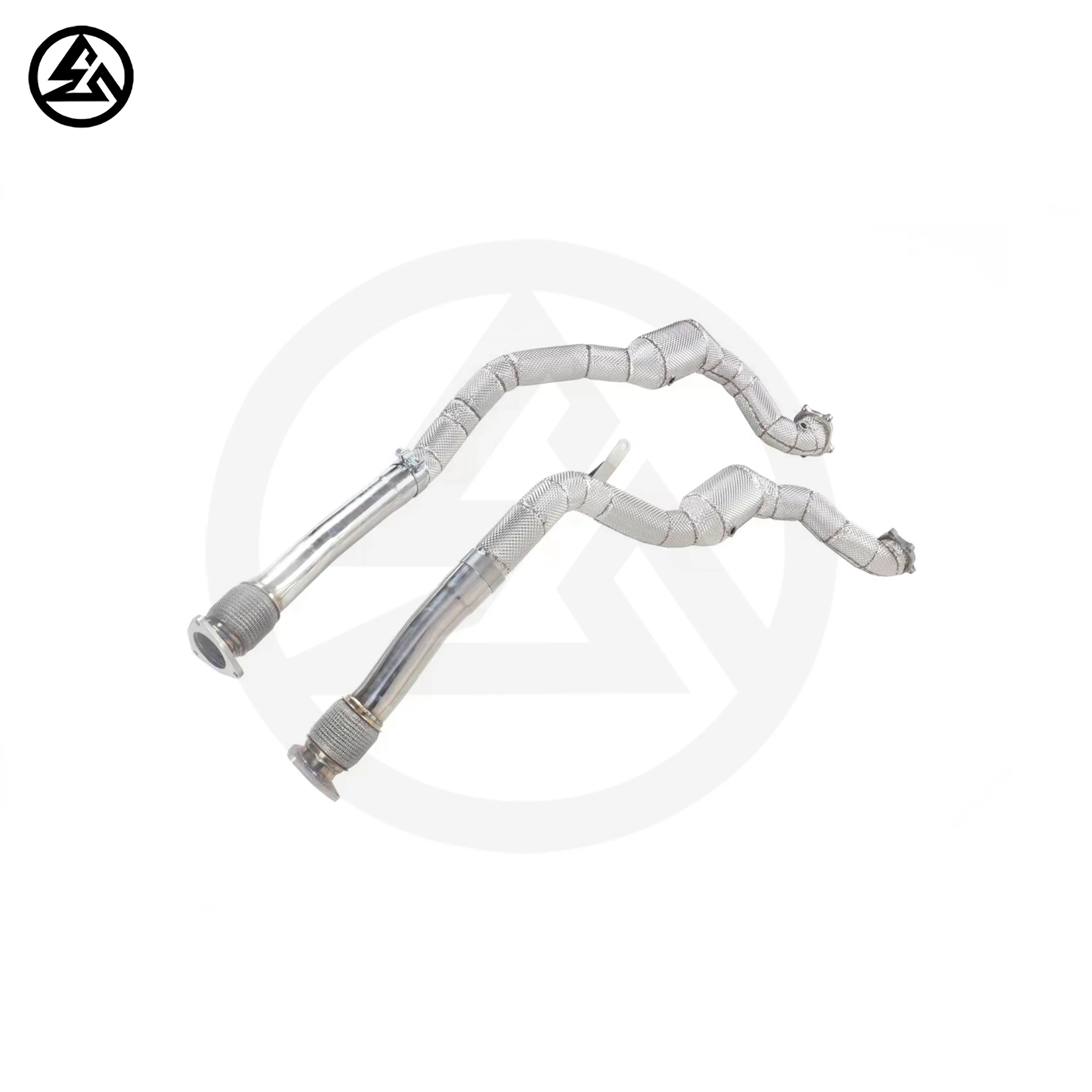 High Flow Catted Downpipe For Bentley Continental 4.0 V8 Performance Exhaust Sport Cat Downpipes