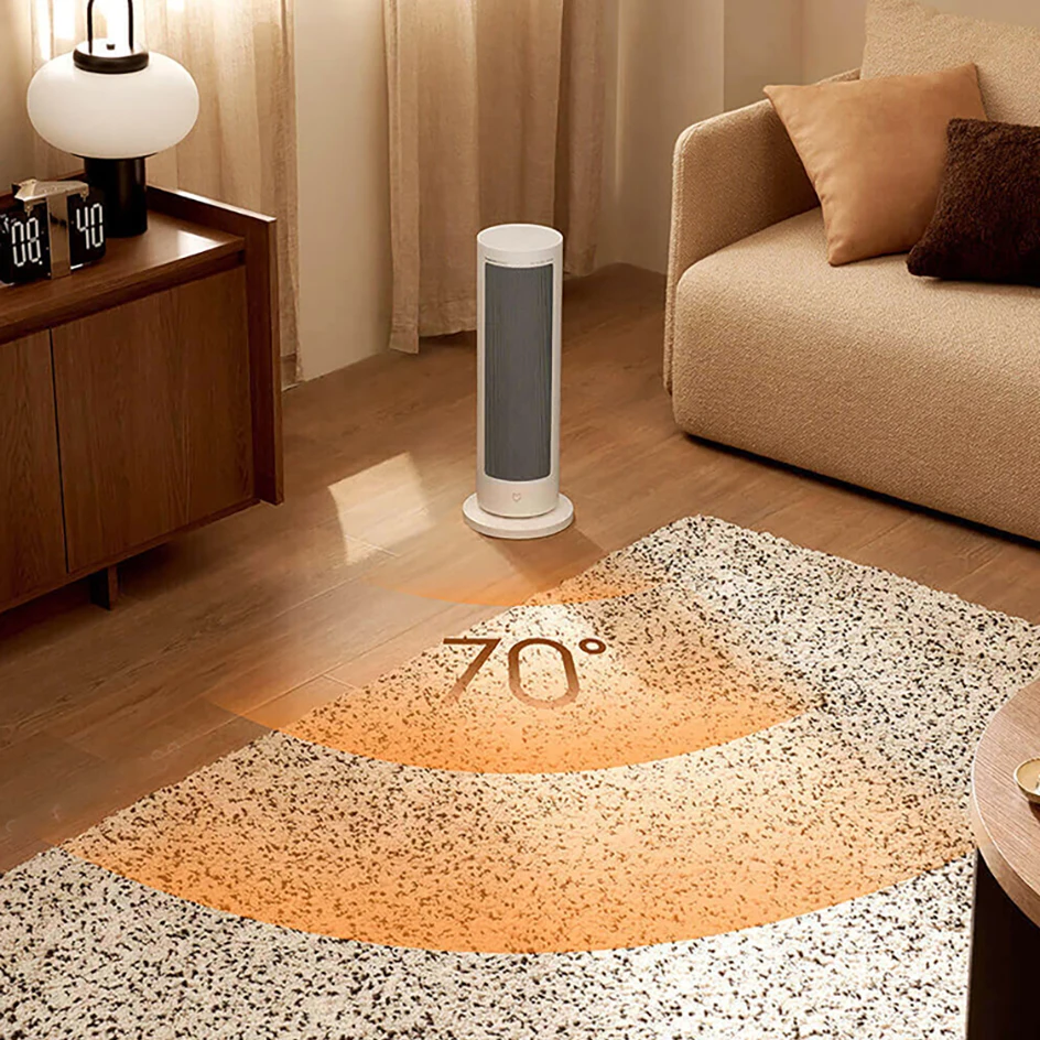 XIAOMI MIJIA Graphene Heating Fan Home Smart Heater 2000W PTC Fast Ceramic Heating APP Remote Control Low Noise Clothes Drying