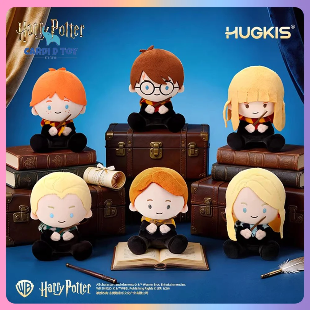 Nuevo Peluche Original de Harry Potter, Muñeco de Peluche de Ron Weasley y Hermione Granger, Figura de Peluche de Harry Potter en Pose Sentada, Adorno