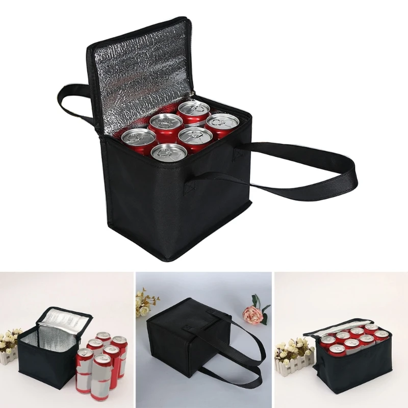 Soft Cooler Bag Cooler Bag Thermal Delivery Bag Large Cooler Bags, Insulated Picnic Lunch Bag Foldable Cooling Bag