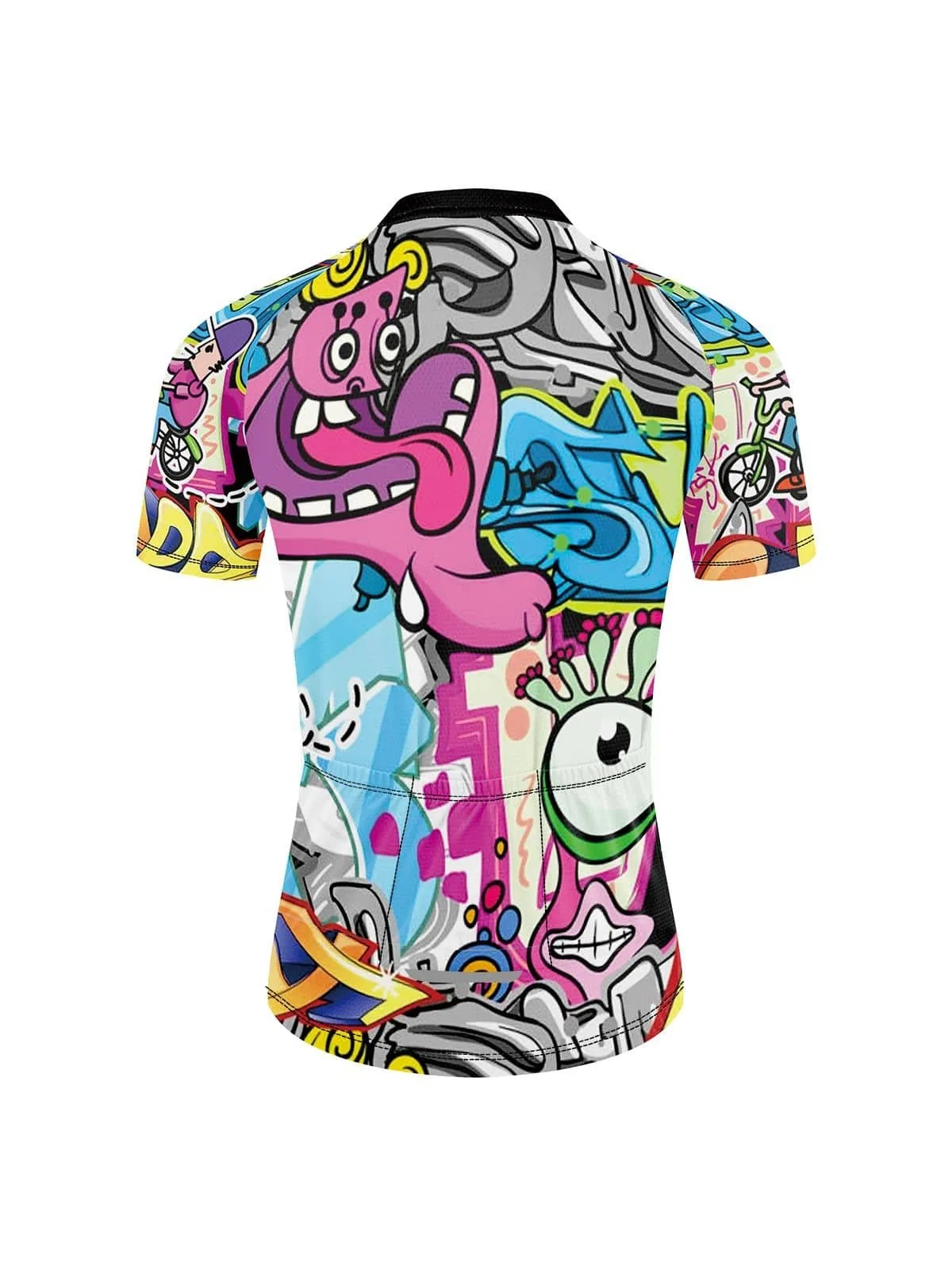 2024 cartoons cycling clothes  summer men funny bicycle shirt cycle short sleeve MTB jersey road bike clothing