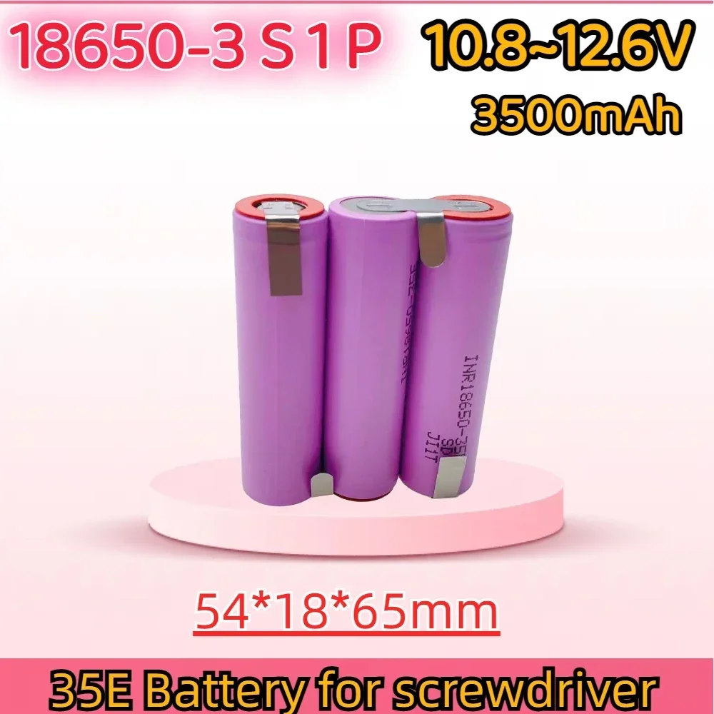 2 s1p 3 s1p 4 s1p 5 s1p 6 s1p 18650 3500mAh wiertarka elektryczna 7.2V 10.8V 18V 21.6V akumulator litowy wielokrotnego ładowania wkrętak elektryczny