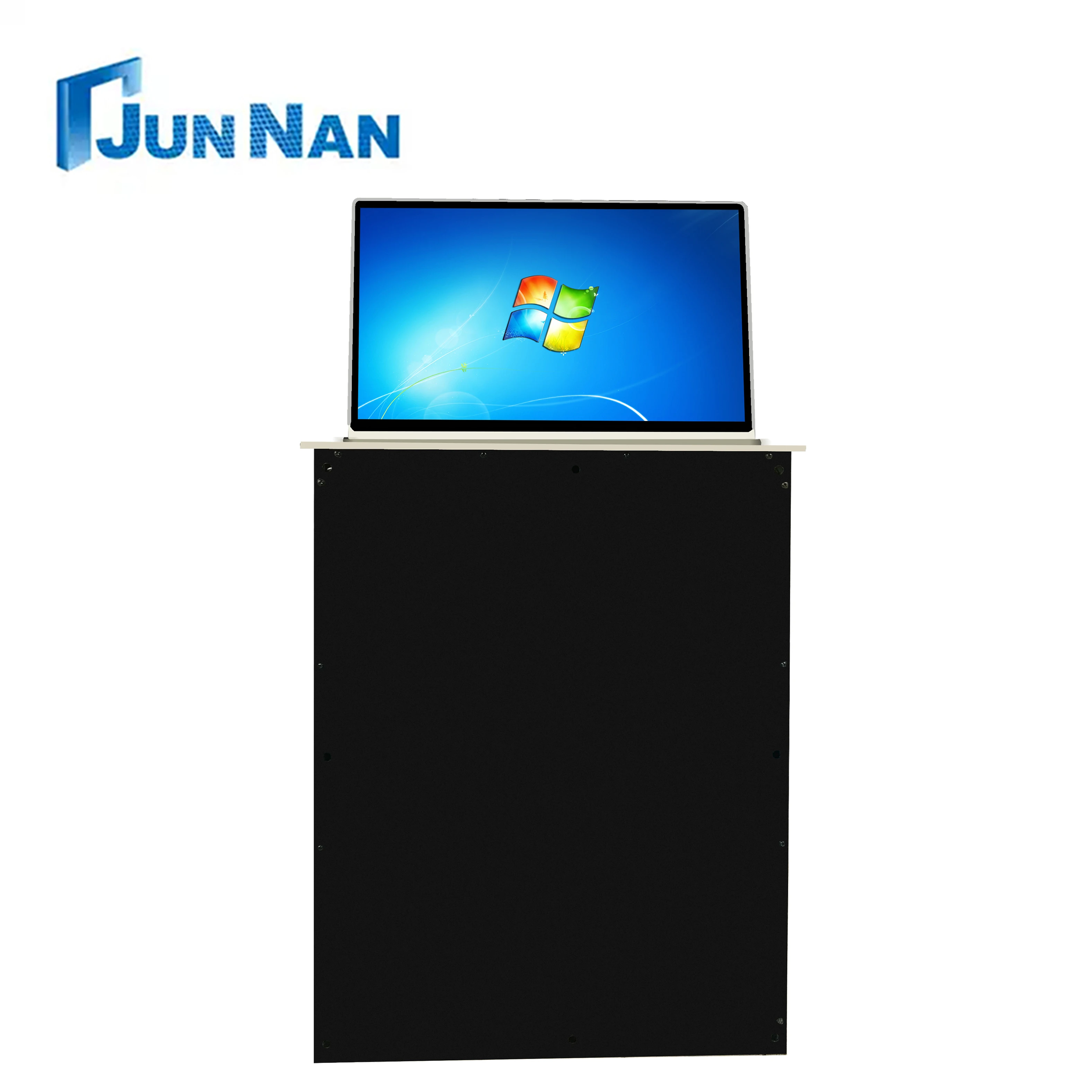 Sistem Konferensi Tanpa Kertas dengan Monitor LCD Bezel Sempit, Pengangkat Motor, Mikrofon, dan Fungsi Video untuk Rapat