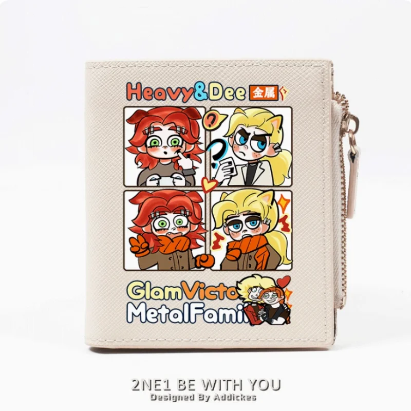 

Anime DEE Heavy Metal Family Zipper Fashion Wallets PU Purse Card Holder Money Bag Gift B1516 Cosplay