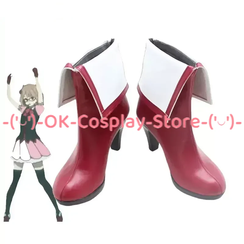 

Anime Beyond the Boundary Kuriyama Mirai Cosplay Shoes PU Shoes Halloween Carnival Boots Cosplay Prop Custom Made