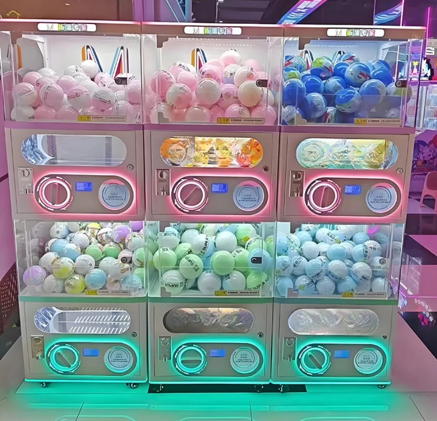 Egg twister commercial automatic egg twister shopping mall amusement park video game city display eggshell machine.