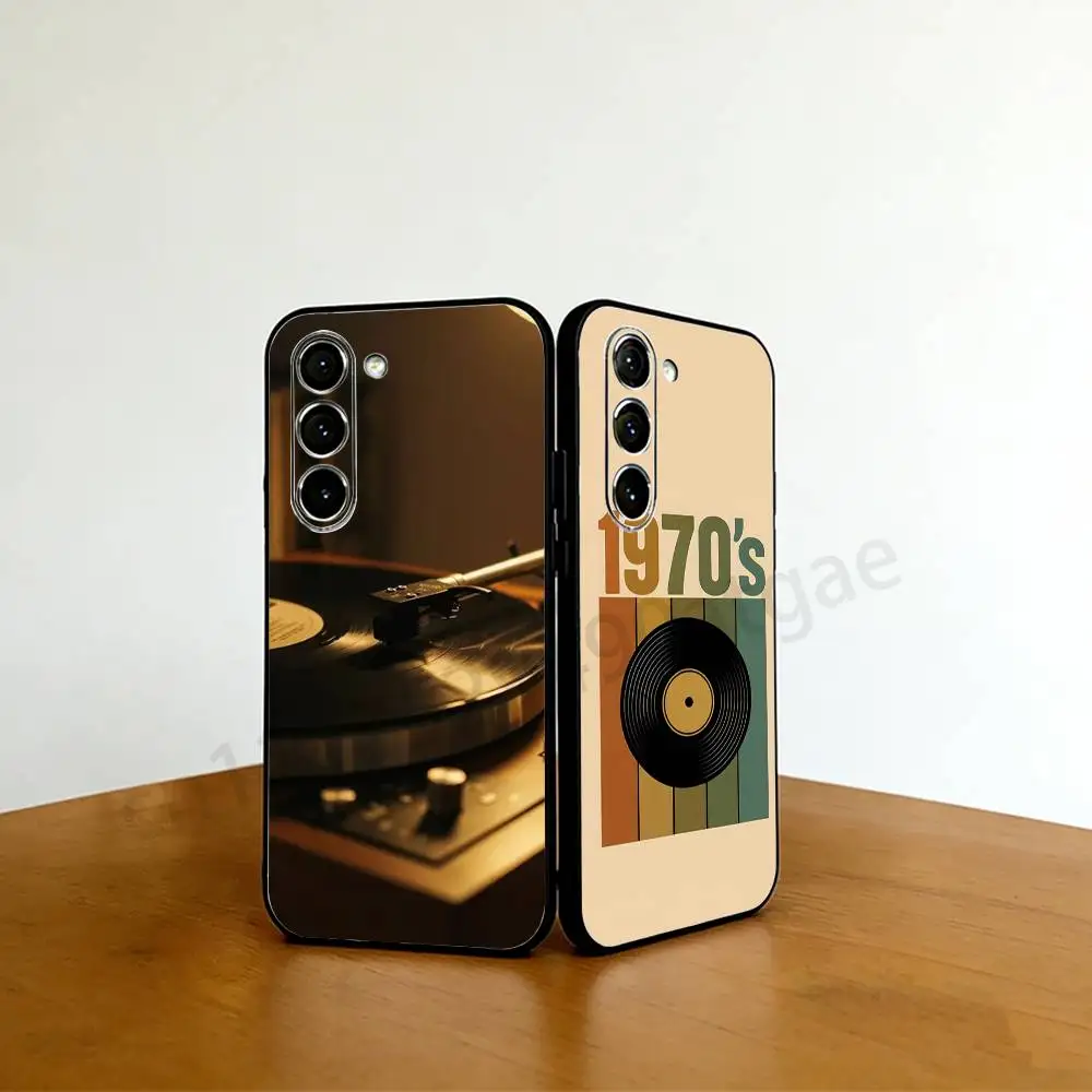 Retro Viny Phone Case For Samsung GalaxyA53,51,72,73,31,30,42 Soft Silicone Phone Protective Case