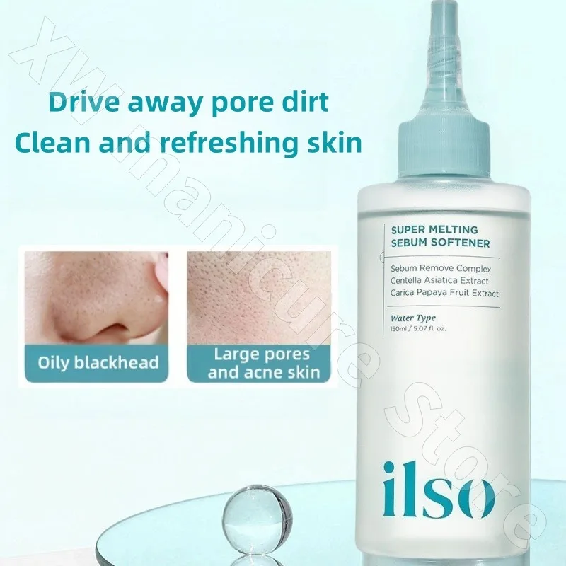 Ilso تصدير الرؤوس السوداء التحكم في الزيت السائل لإزالة مسام انكماش الرؤوس السوداء وليس مزعجة لتقليل حب الشباب 150 مل
