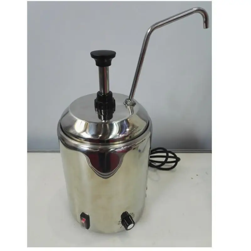 Stainless steel electric sauce pump Cheese chocolate sauce insulation bucket buffet liquid heating dispenser