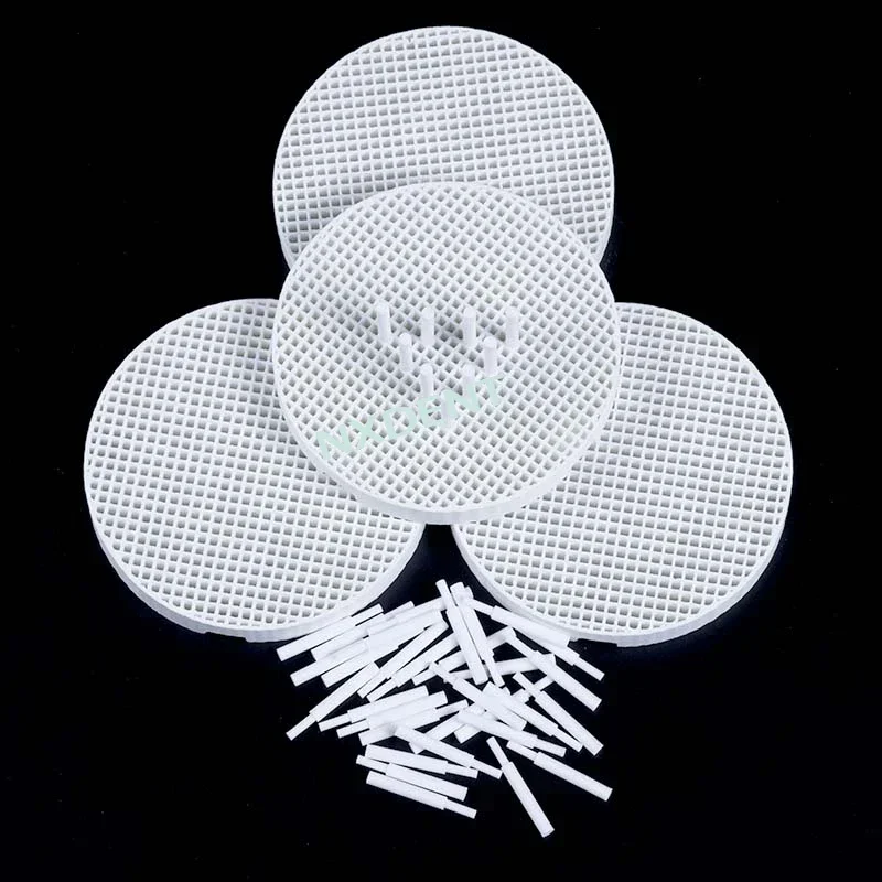 2Pcs Dental Honeycomb Firing Trays with 20 Zirconia Ceramic Pins Dental Plate Holder Dental Technician Supplies