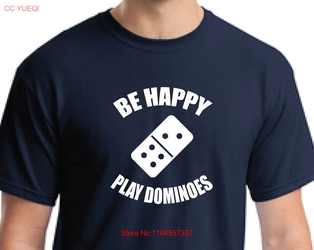 도미노 티셔츠 크리스마스 선물 아버지의 날 행복하세요 놀이 아들 남편 아빠 아버지 기념일 긴 또는 반팔