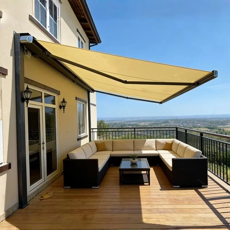 Any Size Custom Retractable Awning Motor Bracket High Load Smooth Operation Rust Proof Wear Resistant Sturdy Durable