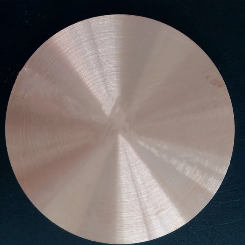 High Purity Copper Target for Scientific Research Magnetron Sputtering Cu Target High Purity Copper Sheet Processing