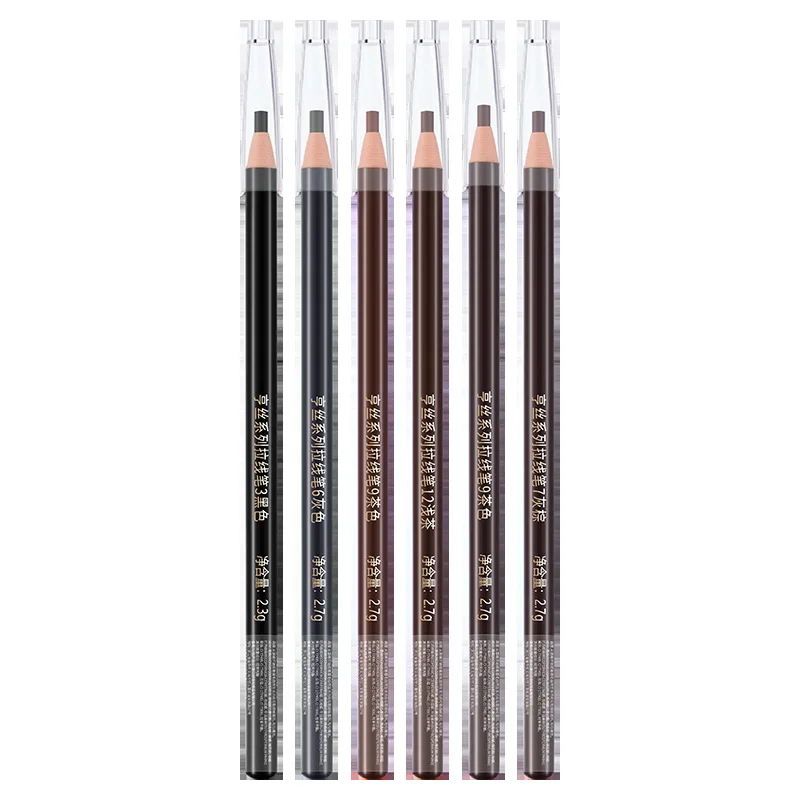 Crayon à sourcils à ligne de traction, ne affûte pas besoin de crayon à sourcils, rendu des couleurs naturel, résistant à la sueur et aux taches