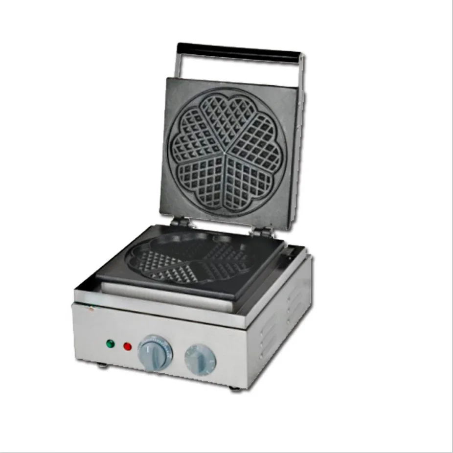 FY-215 Single-Head Waffle Baker Heart-Shaped Waffle Machine Plaid Cake Machine Flavor Snack Factory Direct Sales