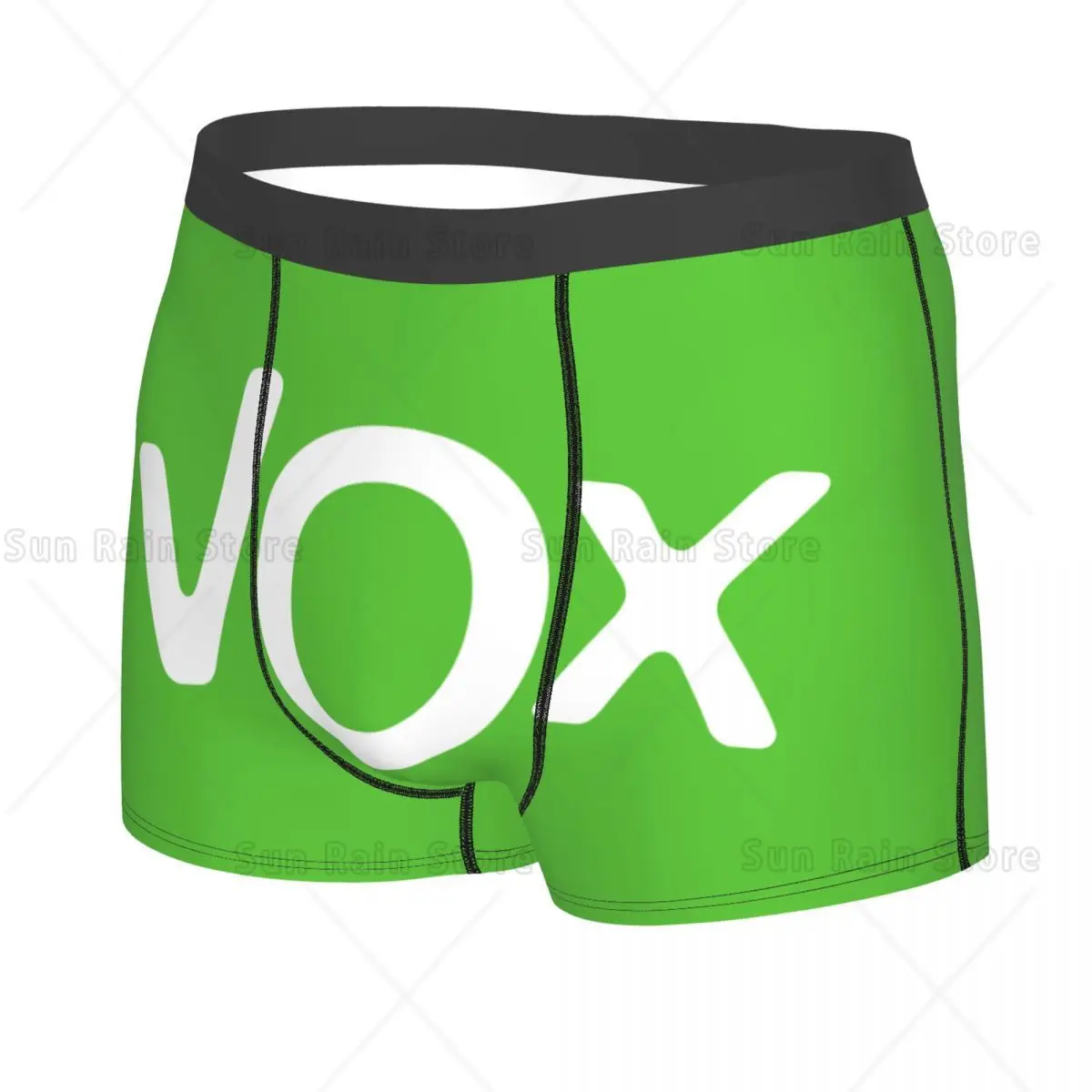 Spanish Vox Flag Boxer Shorts For Homme Sexy 3D Printed Spain Political Party Underwear Panties Briefs Soft Underpants