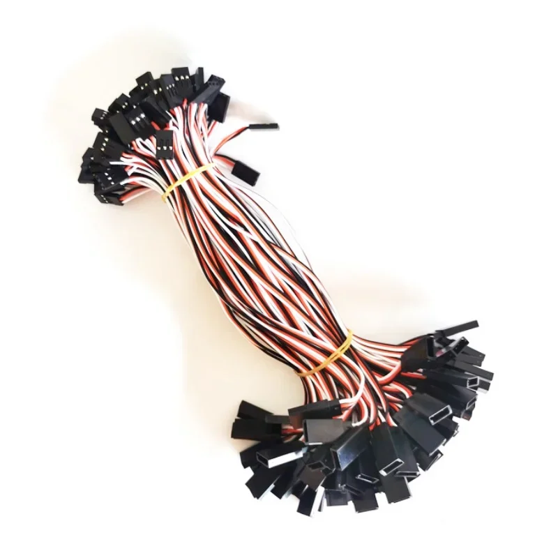 10 Uds 10/15/20/30/50/100CM Cable de extensión Servo RC Cable macho a hembra para RC Futaba JR Drone coche barco Servo piezas