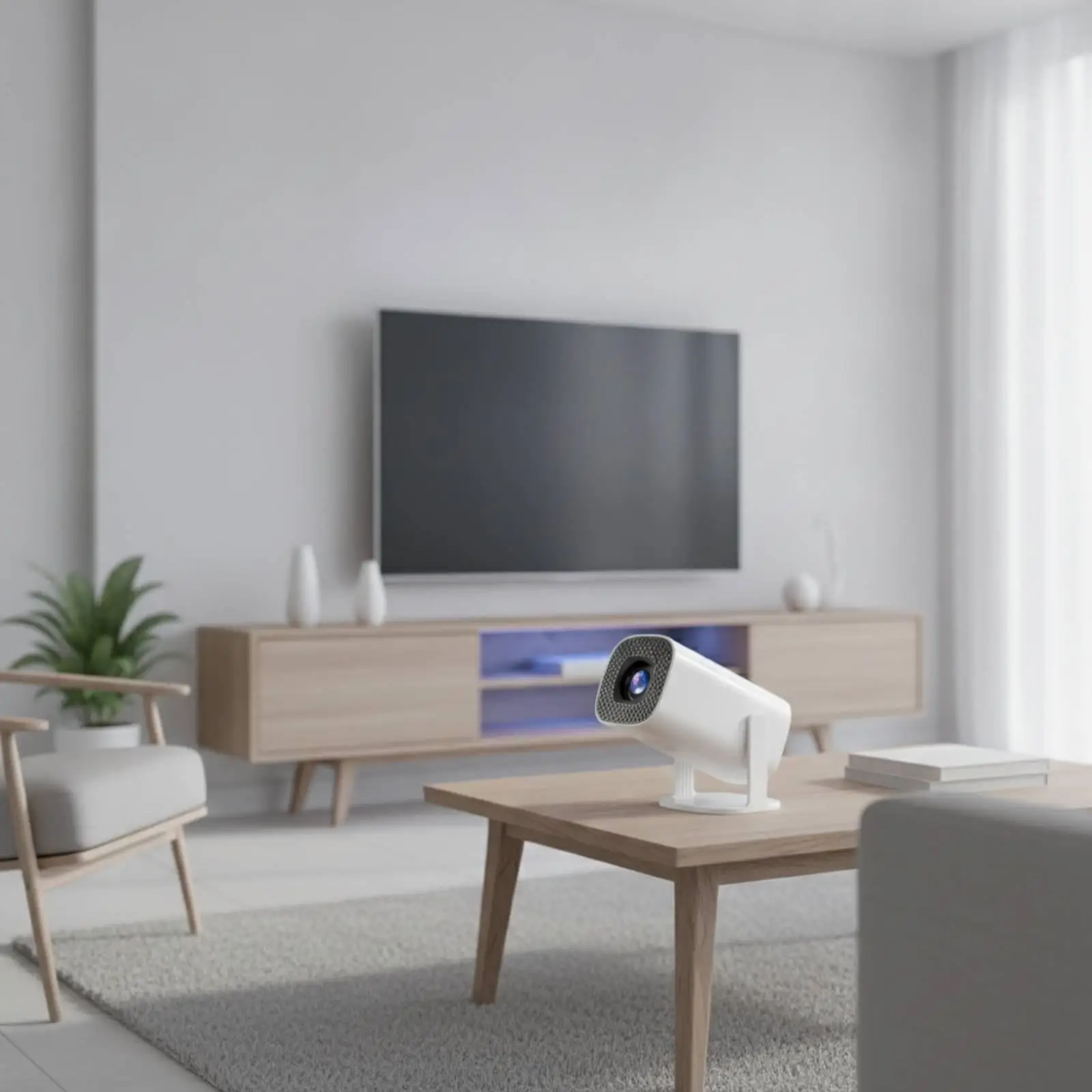 proyector-compacto-para-entretenimiento-en-el-hogar-Angulo-ajustable-con-base-redonda-ideal-para-habitaciones-pequenas