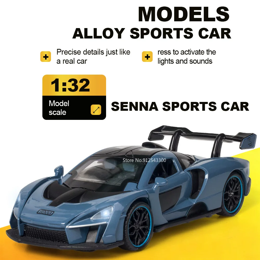 1-32-セナ-f1-カーモデルおもちゃ-ドア開閉可能-サウンドライト-ミニチュアモデル-プルバックラバータイヤ-車両-コレクター向け-サプライズ