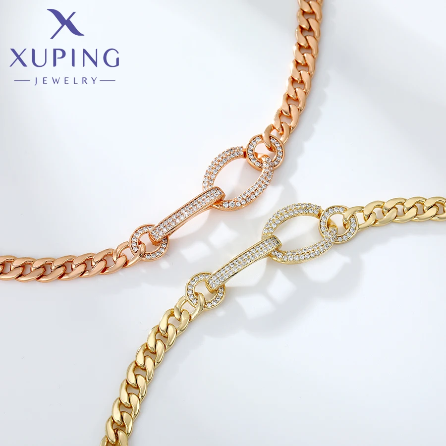Xuping Schmuck Charm Heißer Verkauf Trendy Gold Farbe Überzogene 19 cm Hand Kette Armband für Frauen Mode Exquisite Geschenk X000925432 – Detail 15