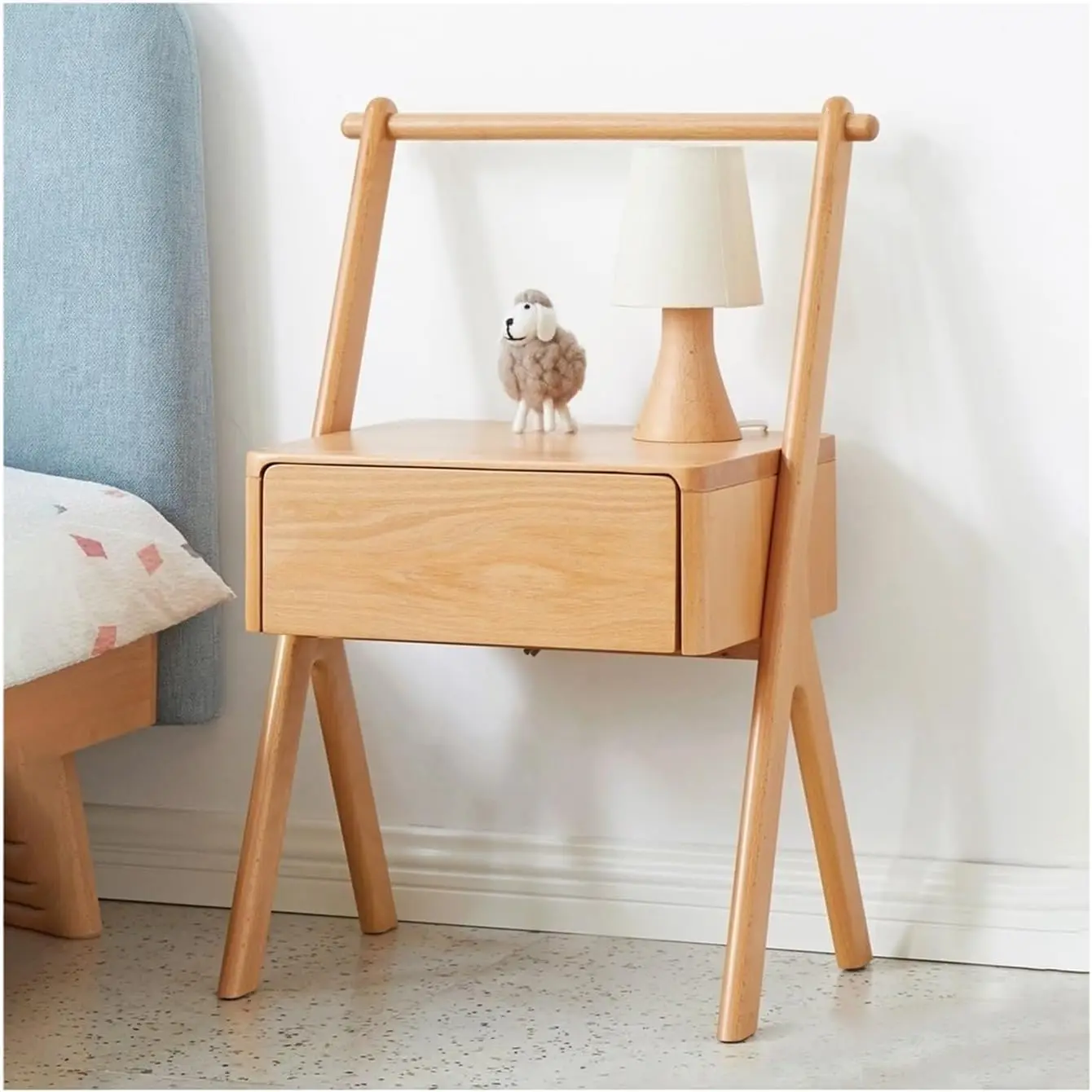 

Прикроватная тумбочка из массива дерева, детская прикроватная тумба, прикроватный столик в скандинавском стиле, тумба для хранения в спальне, тумба для хранения в гостиной