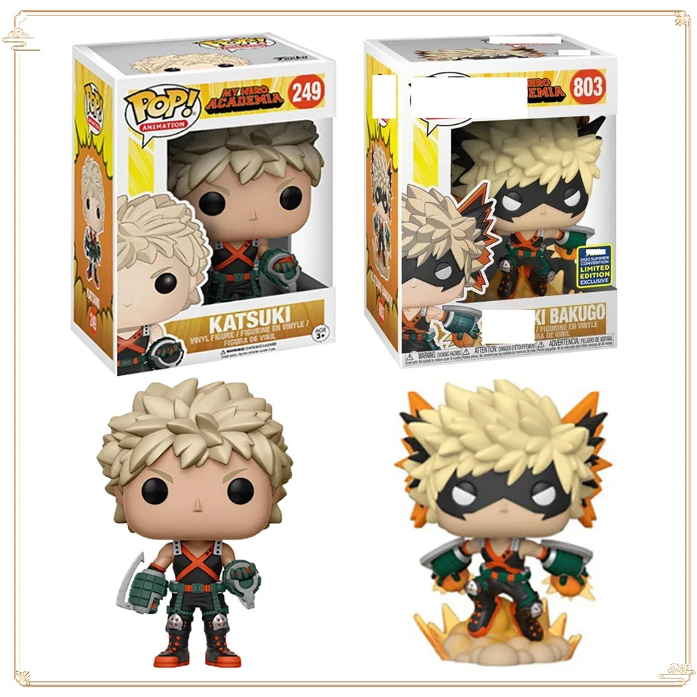 

FUNKO POP Toy Figures Popular Cartoon My Hero Academia Classic Collection Ornaments Handmade Toys Children's Creative Fun Gifts
