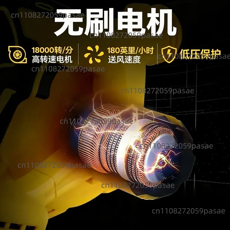 brushless lithium battery blower Suction and blowing in one, high power dust removal, car washing and water blowing portable