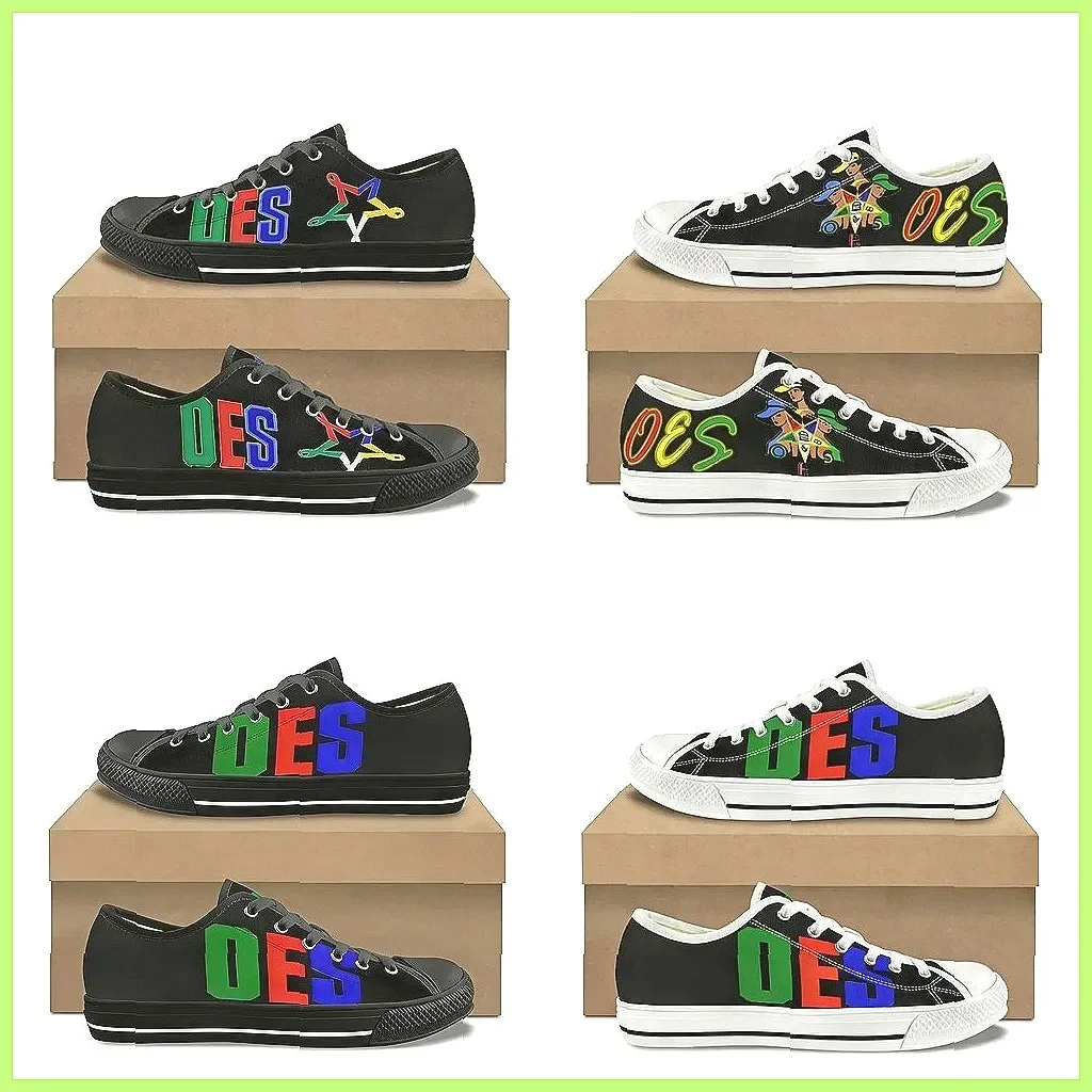 

Женские низкие кеды из канваса с принтом Eastern Star - летние удобные повседневные туфли на вулканизированной подошве