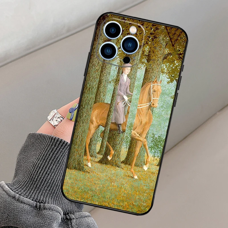 حافظة ريني ماغريت الناعمة لهاتف آيفون 17 برو ماكس لهاتف آيفون 17 إير كوكه آيفون 17 كابا #6