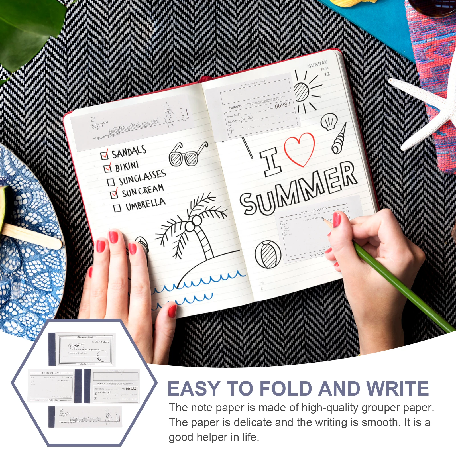 

4pcs Time Plan Notepads Portable Paper Notepads Study Writing Memo Pad Office Home Message Tearable Planner Note Pad For