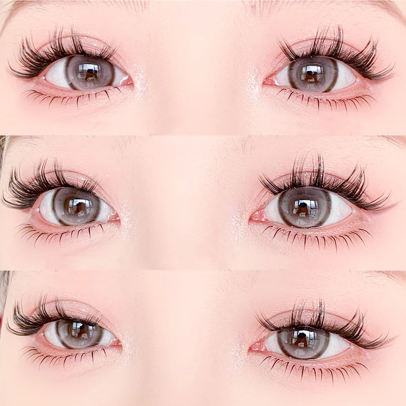 Zelfklevende wimpers Vlindervimers Geen lijm Individuele wimpers Zachte wimperclusters Herbruikbare zelfklevende wimpers