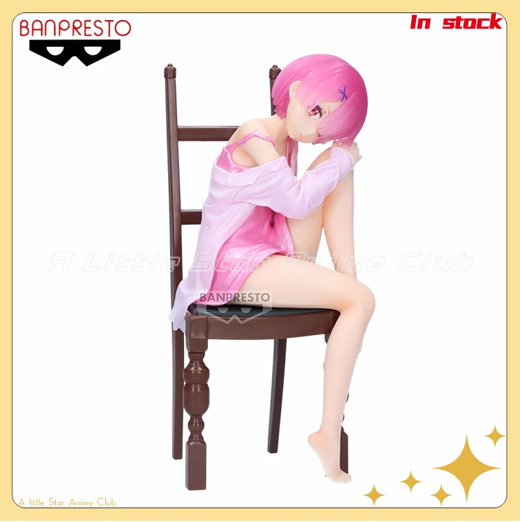 

In Stock Original BANDAI BANPRESTO Relax Time Re: ZERO - Starting Life in Another World RAM Animation Figures Model Gifts Toys