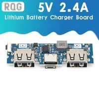 Micro/Type-C USB 5V 2.4A Dual USB 18650 Boost Battery Charger Board Mobile Power Bank Accessories For Phone DIY