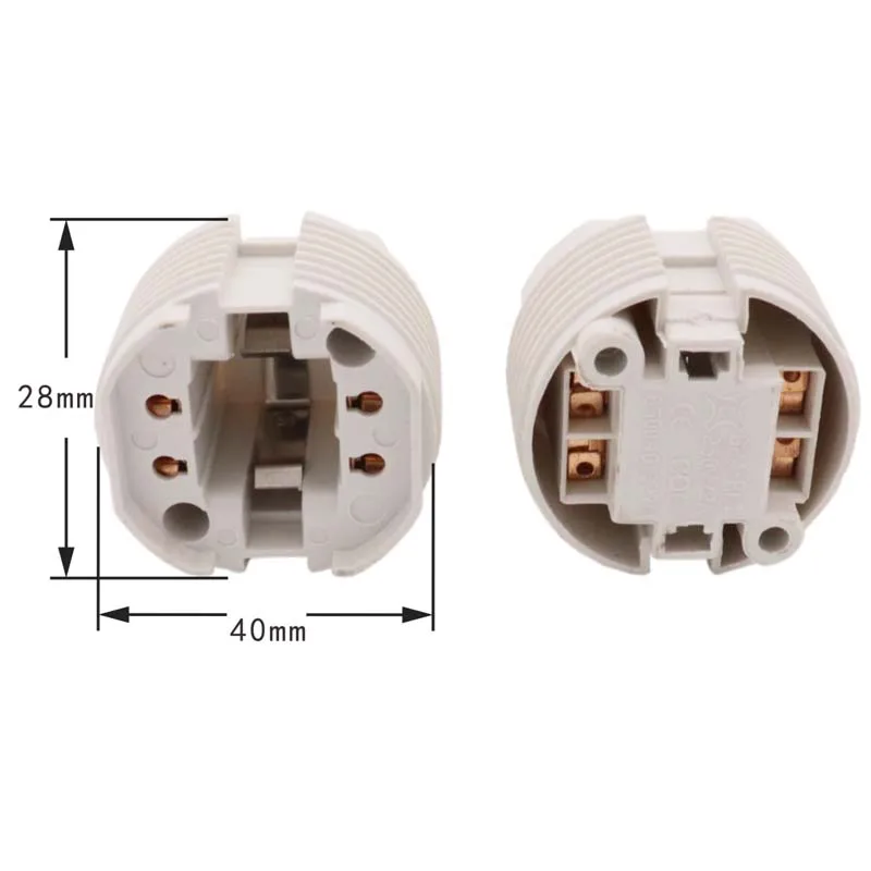 G24テスト老化ランプホルダー2 1080p 4pin ledライトランプホルダーコンバータねじ電球ソケットアダプタ省主導ハロゲンランプベース