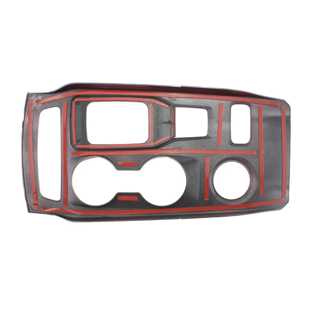 

ABS Carbon Fiber Color Red Center Console Gear Shift Panel Cover Interior Decorative Accessories for Ford Ranger Everest 2023