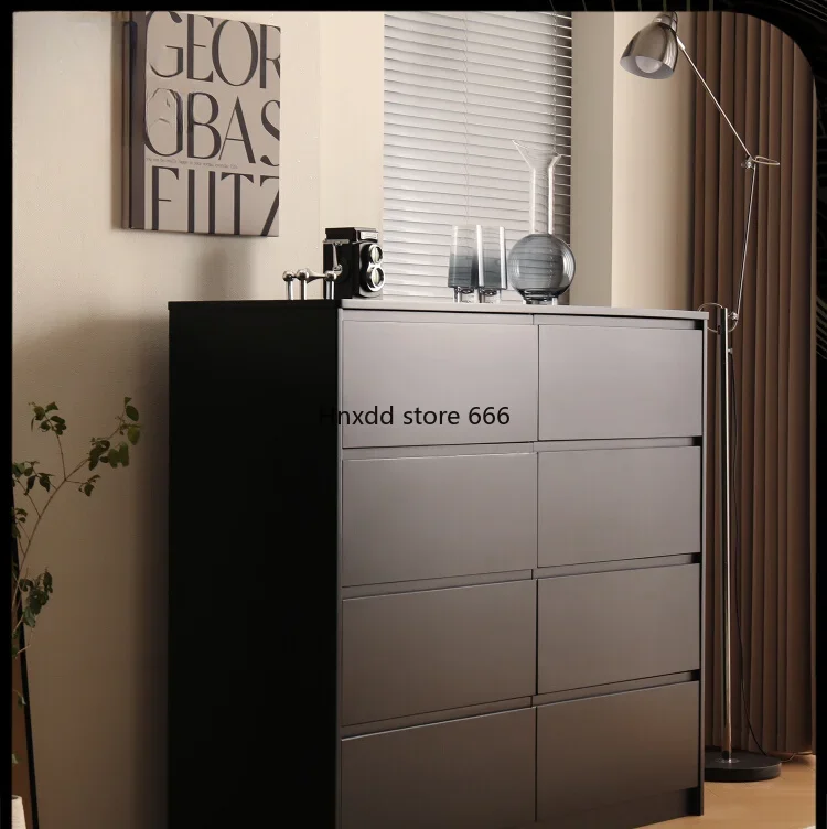 Luca chest of drawers solid wood eight-bucket cabinet modern simple bedroom storage multi-drawer cabinet at the end of the bed