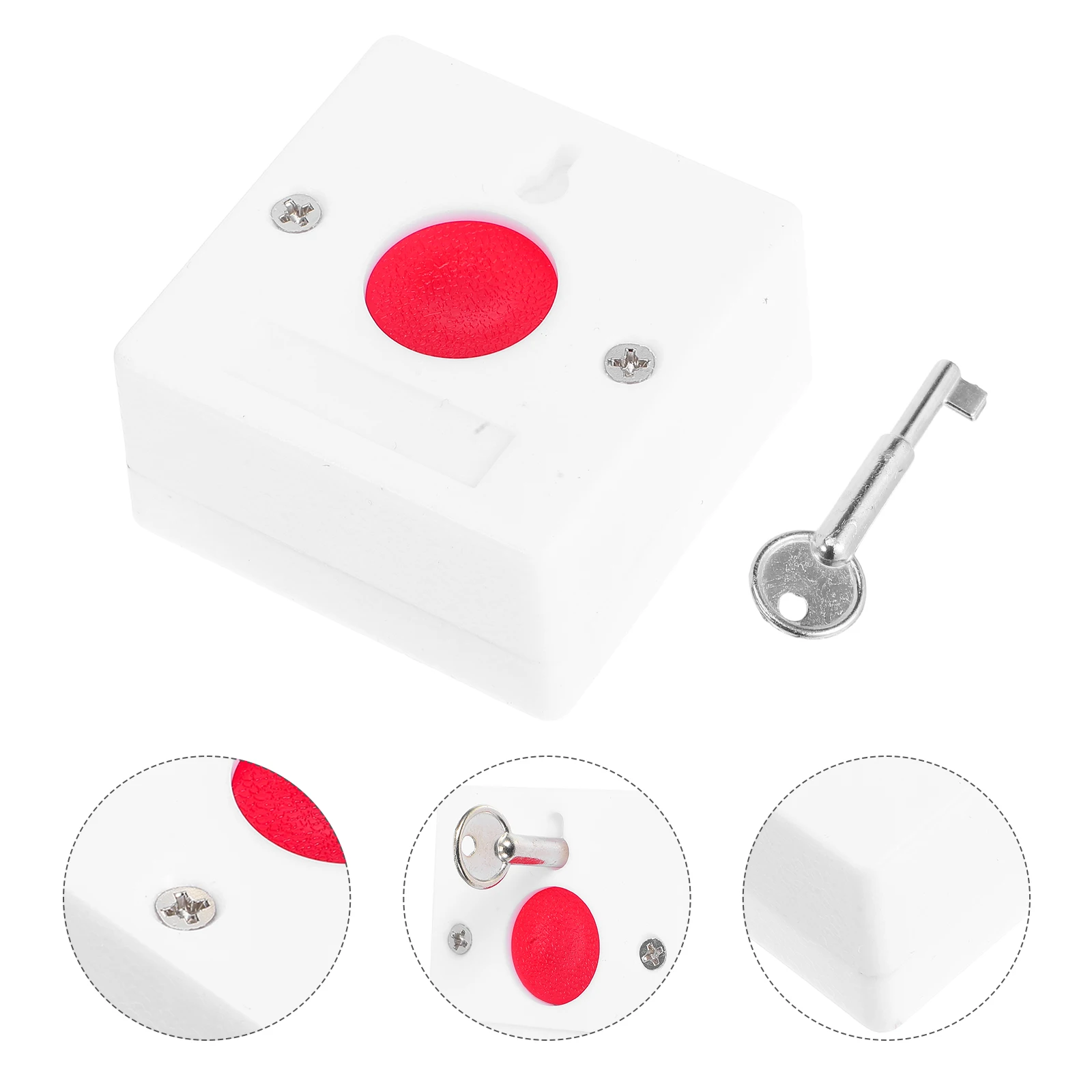 

5Pcs Emergency Call Button Wireless Alarm Panel Large 86 Wall Switch Disabled Toilet Elderly Patient Call Bell Safety System