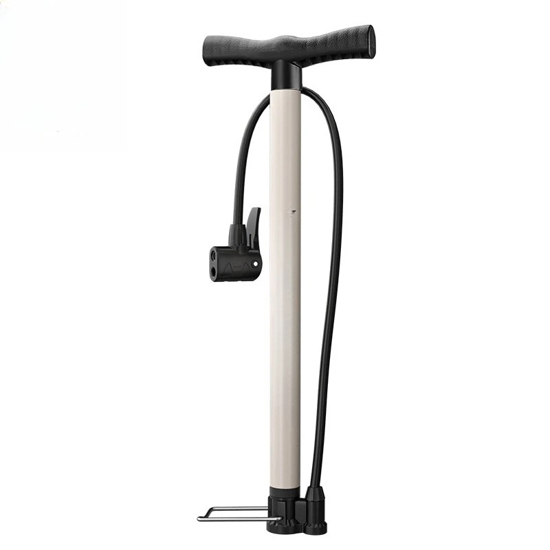 Professional bicycle inflator, household inflation pump, electric scooter, new stainless steel high-pressure gas pipe