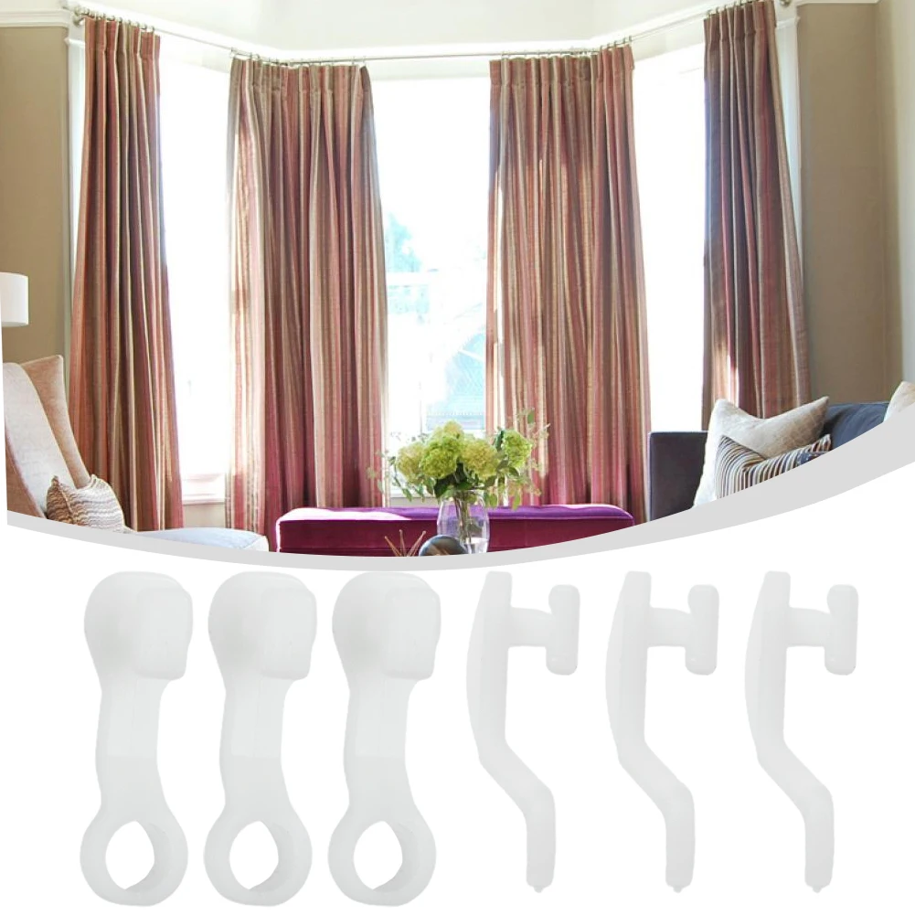 Durable Curtain Gliding Hook Curtain Hooks Curtain Track Rail Gliders Living Room Sash Curtain Curtain Track Gliders