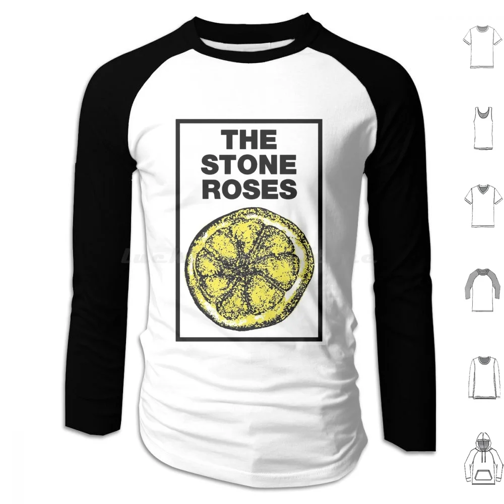 

The Stone Roses Lemon Hoodie cotton Long Sleeve The Stone Roses Stone Roses The Stone Roses Galaxy Stone Madchester