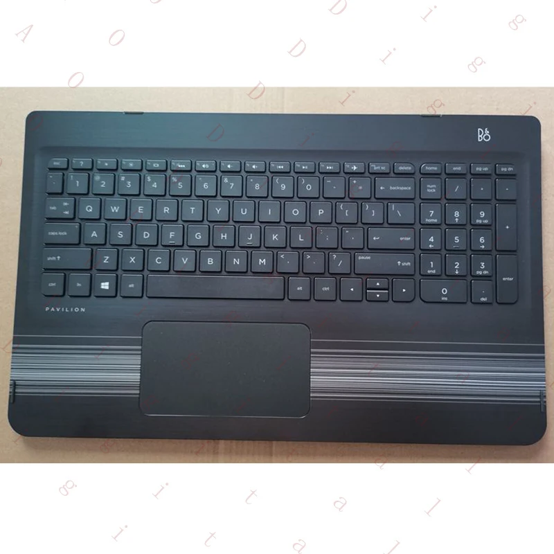 

Для HP Pavilion X360 15-BK: корпус C-панели (пальмрест) с клавиатурой с подсветкой и тачпадом