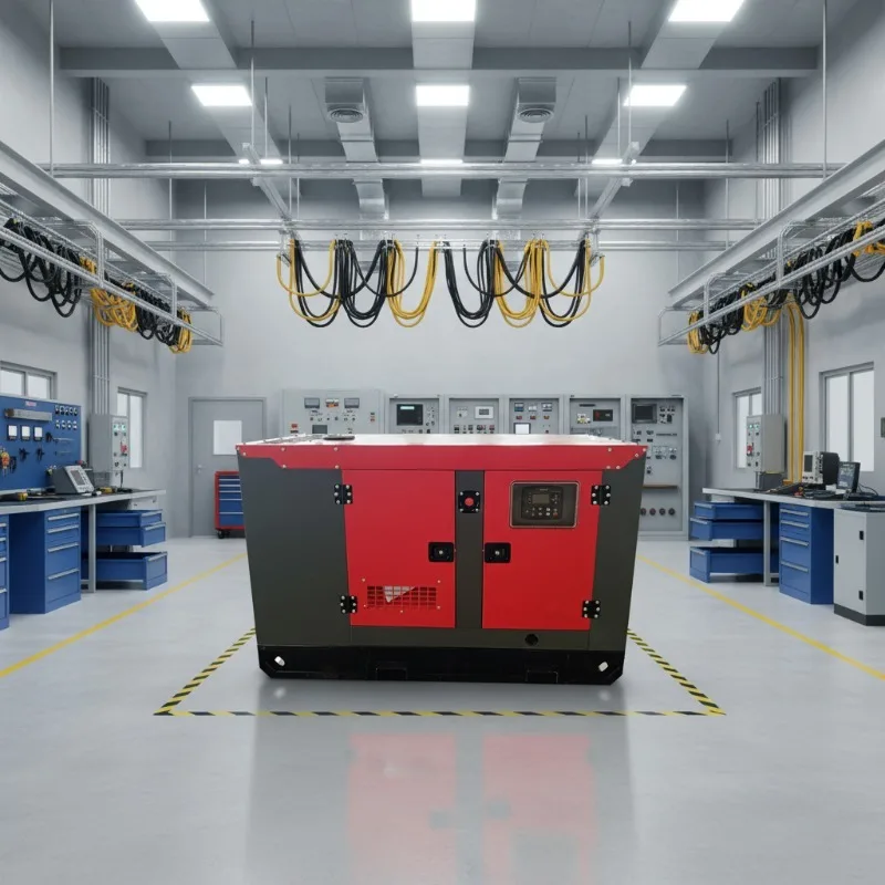 Household Low-Power 10kW-20kW Portable Silent Type Open Frame Diesel Generator 1800 RPM 50/60Hz High Fuel Efficiency ATS Weichai