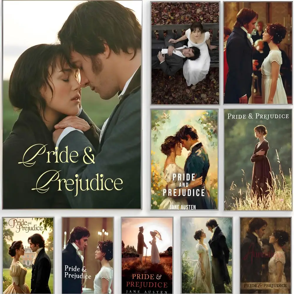 romance classic p-pride prejudice Poster Classic Wall Art  Home Decor  Peel and Stick Unframed